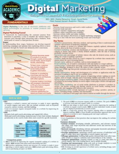 Digital Marketing - Dr. Kyle Allison - Livros - Barcharts, Inc - 9781423249337 - 29 de setembro de 2023