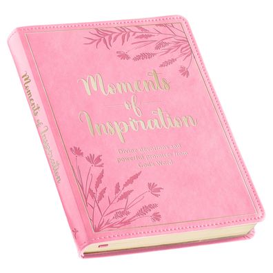 Gift Book Moments of Inspiration Faux Leather - Christian Art Gifts Inc - Books - Christian Art Gifts Inc - 9781432133337 - September 1, 2021