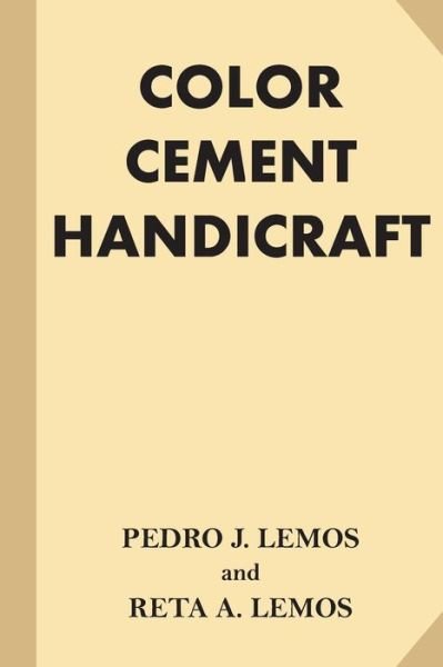 Cover for Reta A Lemos · Color Cement Handicraft (Paperback Book) (2016)