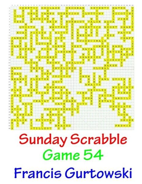 Cover for Mr Francis Gurtowski · Sunday Scrabble Game 54 (Taschenbuch) (2016)