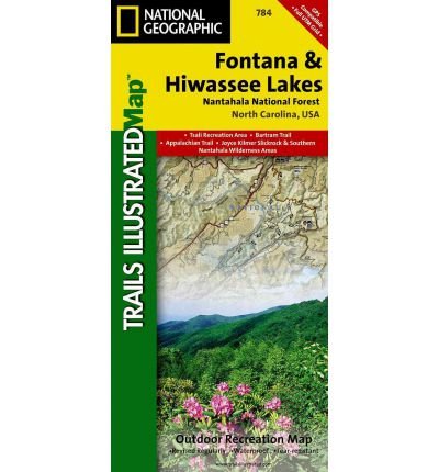 Fontana and Hiwasee Lakes, Nantahala National Forest: Trails Illustrated Other Rec. Areas - National Geographic Maps - Bøger - National Geographic Maps - 9781566953337 - 2020