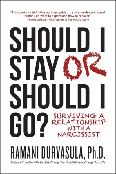 Cover for Durvasula, Ph.D, Ramani S. · Should I Stay or Should I Go: Surviving A Relationship with a Narcissist (Paperback Book) (2017)