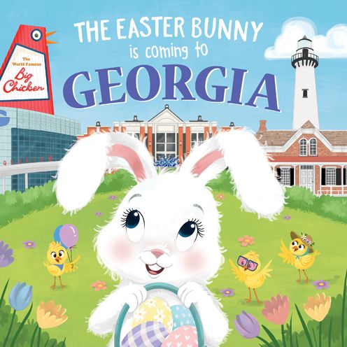 Cover for Eric James · The Easter Bunny is Coming to Georgia (Hardcover Book) (2020)