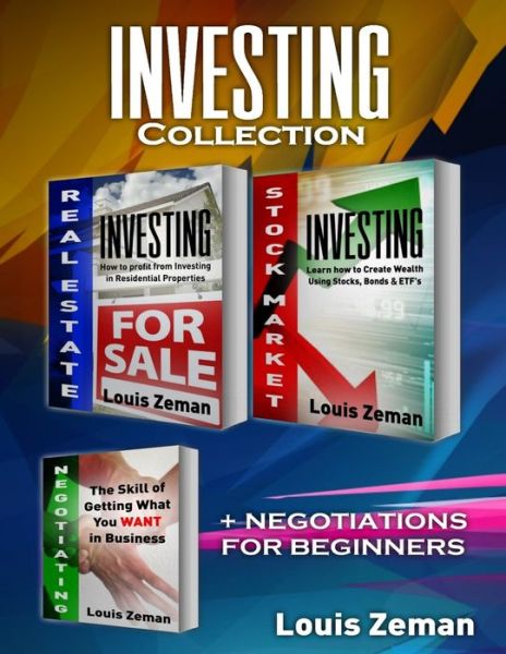 Cover for Louis Zeman · Stock Market for Beginners, Real Estate Investing, Negotiating (Paperback Book) (2019)