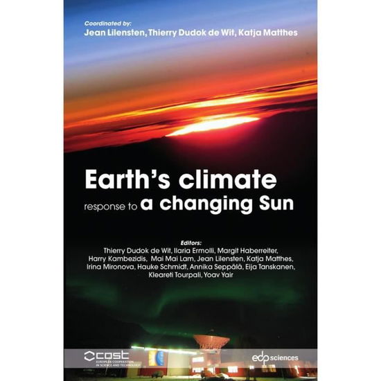 Cover for Earth?s climate response to a changing Sun (Book) (2015)