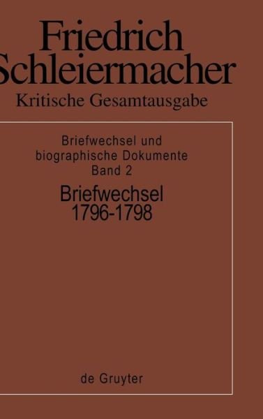 Cover for Andreas Arndt · Briefwechsel 1796-1798 (Hardcover Book) (1988)