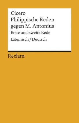 Cover for Marcus Tullius Cicero · Reclam UB 02233 Cicero.Philipp.Rede (Bog)