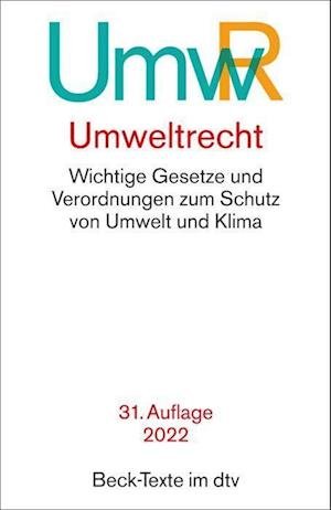 Cover for Dtv Verlagsgesellschaft · Umweltrecht (UmwR) (Paperback Bog) (2022)