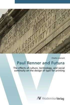Cover for Leonard · Paul Renner and Futura (Bog) (2012)