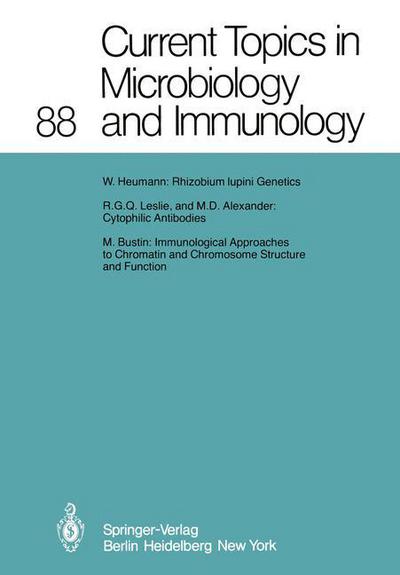 Cover for W. Arber · Current Topics in Microbiology and Immunology - Current Topics in Microbiology and Immunology (Taschenbuch) [Softcover reprint of the original 1st ed. 1979 edition] (2011)