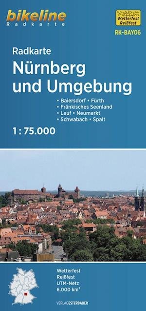 Cover for Esterbauer Verlag · Radkarte Nürnberg und Umgebung (RK-BAY06) (Map) (2023)