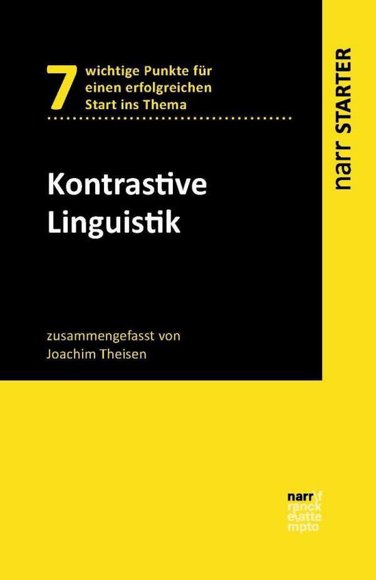 Cover for Theisen · Kontrastive Linguistik (Book)