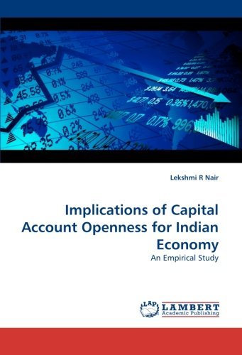 Cover for Lekshmi R Nair · Implications of Capital Account Openness for Indian Economy: an Empirical Study (Paperback Bog) (2010)