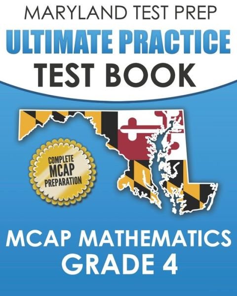 Cover for M Hawas · MARYLAND TEST PREP Ultimate Practice Test Book MCAP Mathematics Grade 4 (Paperback Book) (2020)