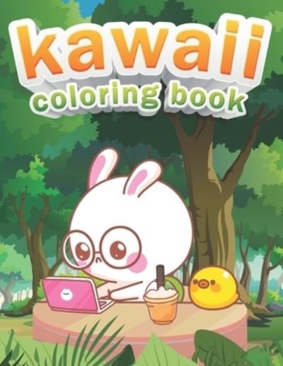 Cover for Medait Publishing · Kawaii Coloring Book (Paperback Bog) (2021)