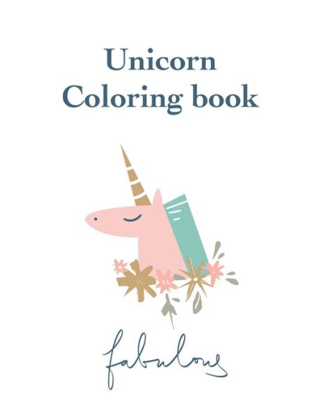 Cover for James Cooper · Unicorn Coloring book (Pocketbok) (2021)