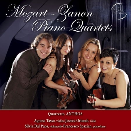 Cover for Quartetto Anthos · Quartetto Anthos - Mozart-zanon Piano 4tets (CD) (2011)