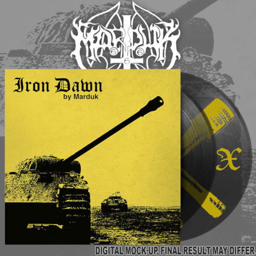 Cover for Marduk · Iron Dawn (Clear Black Vinyl LP) (LP) (2025)