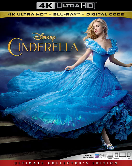 Cover for Cinderella Live Action (Blu-ray) (2019)