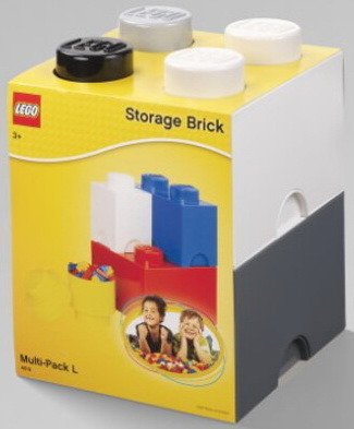 Cover for Room Copenhagen · Storage Brick Multi Pack 4pcs White Grey Black (MERCH) (2022)