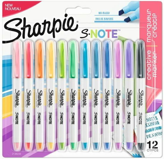 Cover for Sharpie · Sharpie Kreativ-Marker S-Note Keilspitze 12er Blis (ACCESSORY) (2024)