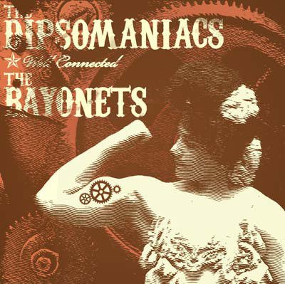 Cover for Dipsomaniacs / Bayonets · Split (CD) (2012)