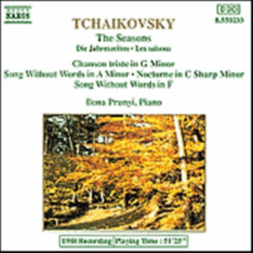 Seasons - Pyotr Ilyich Tchaikovsky - Musiikki - NAXOS - 4891030502338 - torstai 28. marraskuuta 1991