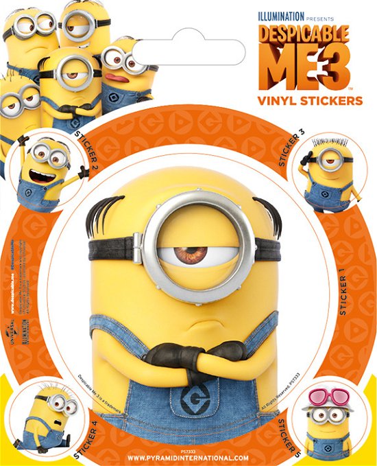 Cover for Minions: Despicable Me 3 · Minions: Despicable Me 3 - Minions (Vinyl Stickers Pack) (MERCH)
