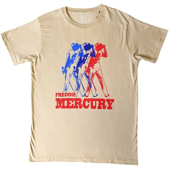 Freddie Mercury Unisex T-Shirt: Multicolour Photo - Freddie Mercury - Merchandise -  - 5056561064338 - 