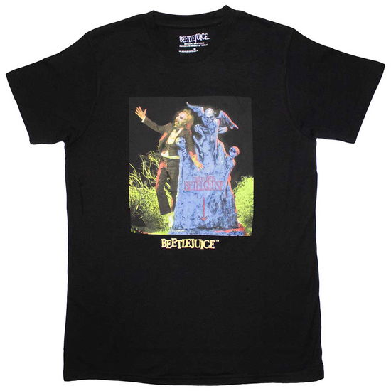 Beetlejuice Unisex T-Shirt: Grave (Black) - Beetlejuice - Merchandise -  - 5056737243338 - March 14, 2024