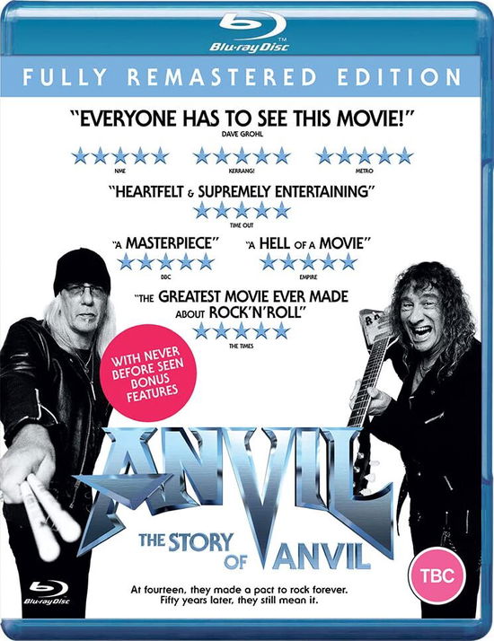 Cover for Sacha Gervasi · Anvil (Blu-ray) (2025)