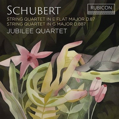 Schubert String Quartet in E Flat Major D.87 - Jubilee Quartet - Musiikki - RUBICON - 5065002228338 - perjantai 25. marraskuuta 2022