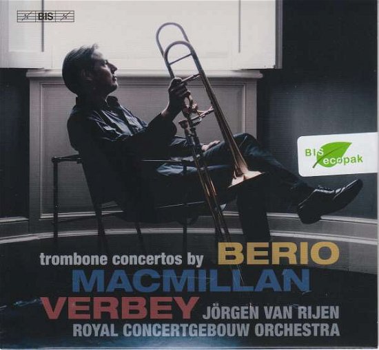 Trombone Concertos By Berio. Macmillan & Verbey - Rijen / Royal Concertgebouw - Musiikki - BIS - 7318599923338 - perjantai 29. marraskuuta 2019