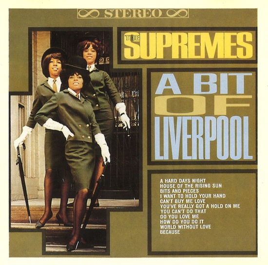 Cover for The Supremes · A Bit of Liverpool (LP) [Mono edition] (2024)