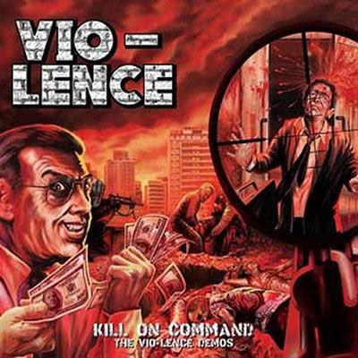 Cover for Vio-Lence · Kill on Command  the Vio-lence (LP) [Yellow Marbled Vinyl edition] (2023)