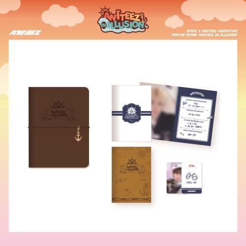 Cover for ATEEZ · ANITEEZ Adventure Pop-Up MD [ANITEEZ IN ILLUSION] (Adventure Log Photo Note) (Book) (2024)