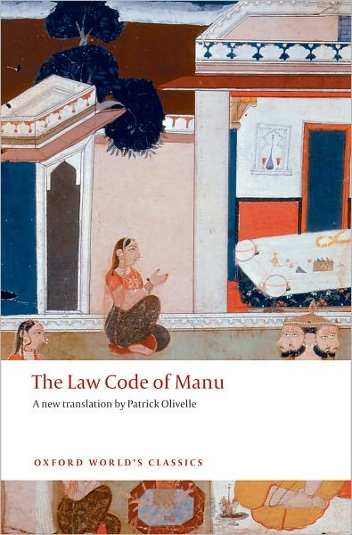 Cover for Patrick Olivelle · The Law Code of Manu - Oxford World's Classics (Paperback Book) (2009)