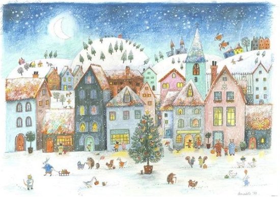Cover for Bernadette Watts · Winter Village: Advent Calendar (Calendar) (2013)