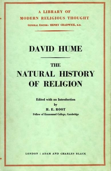 The Natural History of Religion - David Hume - Libros - Stanford University Press - 9780804703338 - 1 de junio de 1957