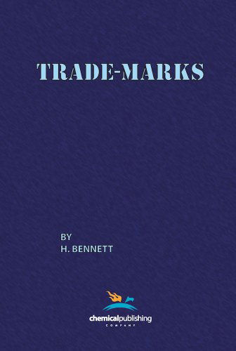 Trade-Marks - H. Bennett - Libros - Chemical Publishing Co Inc.,U.S. - 9780820600338 - 1 de marzo de 1949