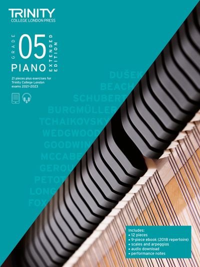 Trinity College London Piano Exam Pieces Plus Exercises From 2021: Grade 5 - Extended Edition - Trinity College London - Książki - Trinity College London Press - 9780857369338 - 3 sierpnia 2020