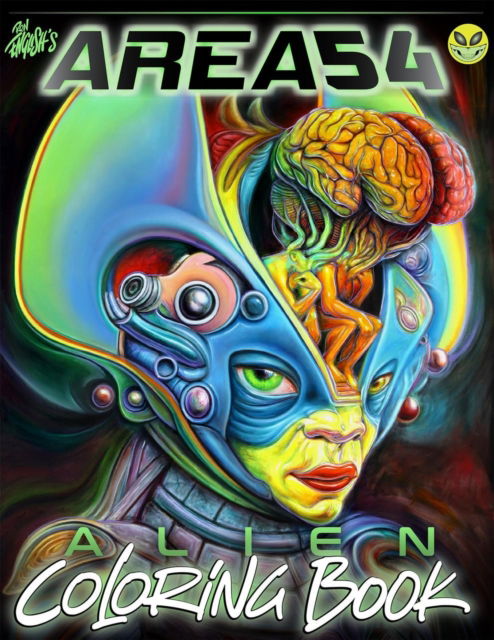 Cover for Ron English · Ron English's Area 54 Alien Coloring Book: Ron English Coloring Book, A (Paperback Book) (2025)