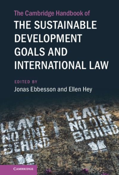 Cover for Jonas Ebbesson · The Cambridge Handbook of the Sustainable Development Goals and International Law - Cambridge Law Handbooks (Inbunden Bok) (2022)