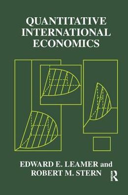 Cover for Leamer, Edward E. (University of California Los Angeles, USA) · Quantitative International Economics (Hardcover Book) (2017)