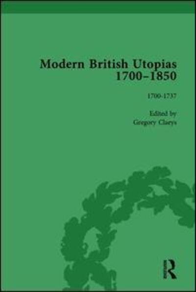 Cover for Gregory Claeys · Modern British Utopias, 1700-1850 Vol 1 (Hardcover bog) (1997)