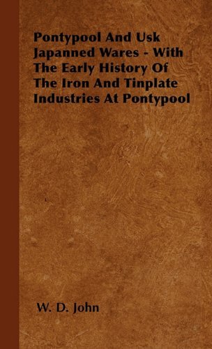 Cover for W. D. John · Pontypool and Usk Japanned Wares - with the Early History of the Iron and Tinplate Industries at Pontypool (Hardcover Book) (2000)