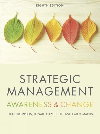 Cover for Frank Martin · Strategic Management: Awareness and Change (Paperback Book) (2017)