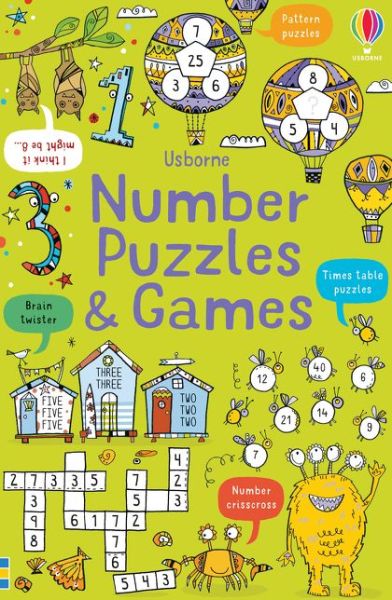 Cover for Phillip Clarke · Number Puzzles and Games - Puzzles, Crosswords and Wordsearches (Paperback Book) (2020)