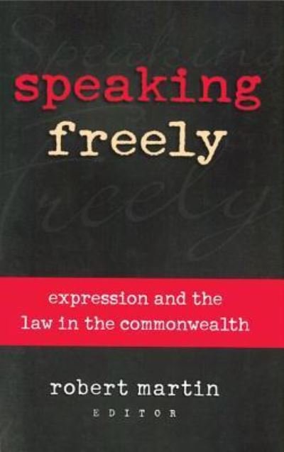 Cover for Robert Martin · Speaking Freely (Pocketbok) (1999)