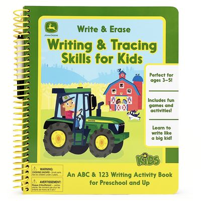 John Deere Kids Writing and Tracing Skills for Kids - Cottage Door - Książki - Cottage Door Press - 9781646386338 - 11 lipca 2023